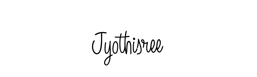 Jyothisree stylish signature style. Best Handwritten Sign (Angelique-Rose-font-FFP) for my name. Handwritten Signature Collection Ideas for my name Jyothisree. Jyothisree signature style 5 images and pictures png