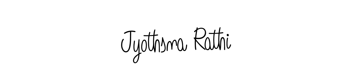 How to make Jyothsna Rathi signature? Angelique-Rose-font-FFP is a professional autograph style. Create handwritten signature for Jyothsna Rathi name. Jyothsna Rathi signature style 5 images and pictures png
