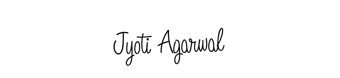 Make a beautiful signature design for name Jyoti Agarwal. Use this online signature maker to create a handwritten signature for free. Jyoti Agarwal signature style 5 images and pictures png