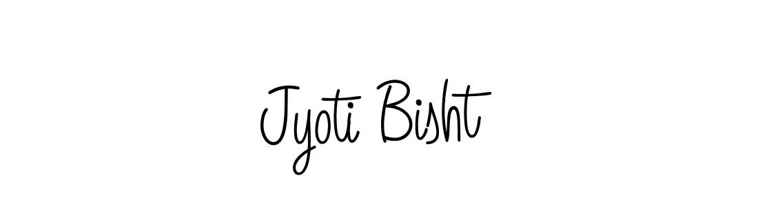 You should practise on your own different ways (Angelique-Rose-font-FFP) to write your name (Jyoti Bisht) in signature. don't let someone else do it for you. Jyoti Bisht signature style 5 images and pictures png