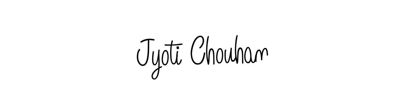 Jyoti Chouhan stylish signature style. Best Handwritten Sign (Angelique-Rose-font-FFP) for my name. Handwritten Signature Collection Ideas for my name Jyoti Chouhan. Jyoti Chouhan signature style 5 images and pictures png