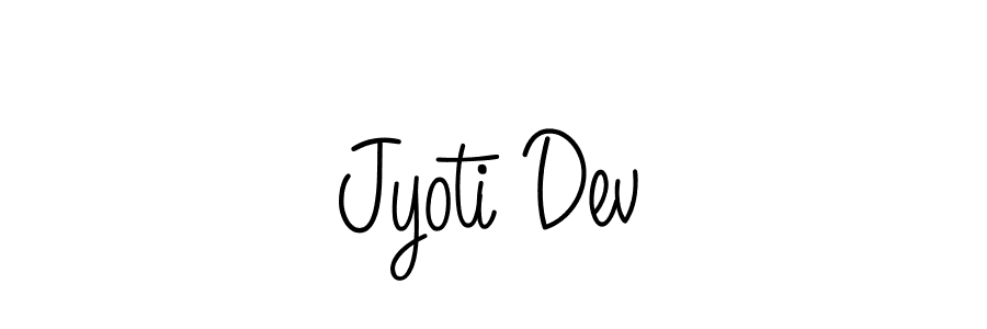Make a beautiful signature design for name Jyoti Dev. Use this online signature maker to create a handwritten signature for free. Jyoti Dev signature style 5 images and pictures png
