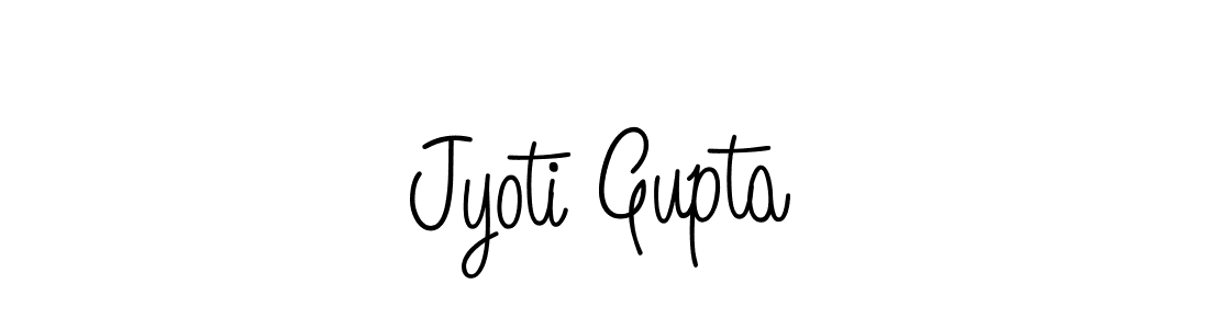 Create a beautiful signature design for name Jyoti Gupta. With this signature (Angelique-Rose-font-FFP) fonts, you can make a handwritten signature for free. Jyoti Gupta signature style 5 images and pictures png