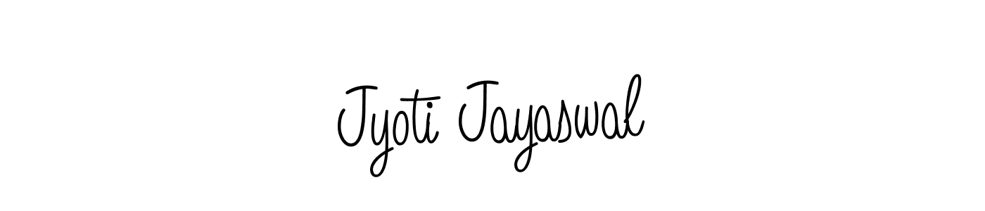 Jyoti Jayaswal stylish signature style. Best Handwritten Sign (Angelique-Rose-font-FFP) for my name. Handwritten Signature Collection Ideas for my name Jyoti Jayaswal. Jyoti Jayaswal signature style 5 images and pictures png