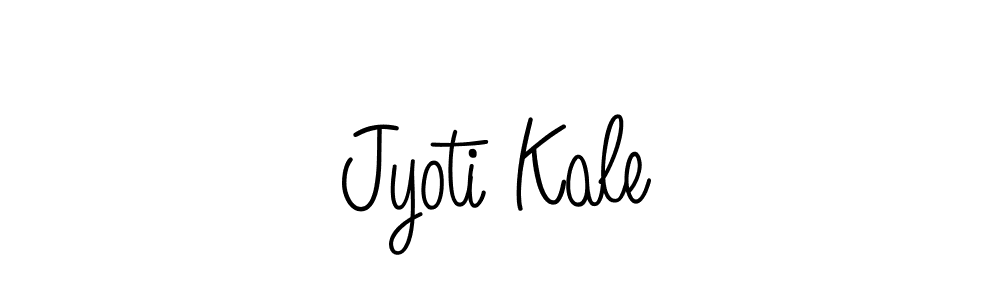 Make a beautiful signature design for name Jyoti Kale. With this signature (Angelique-Rose-font-FFP) style, you can create a handwritten signature for free. Jyoti Kale signature style 5 images and pictures png