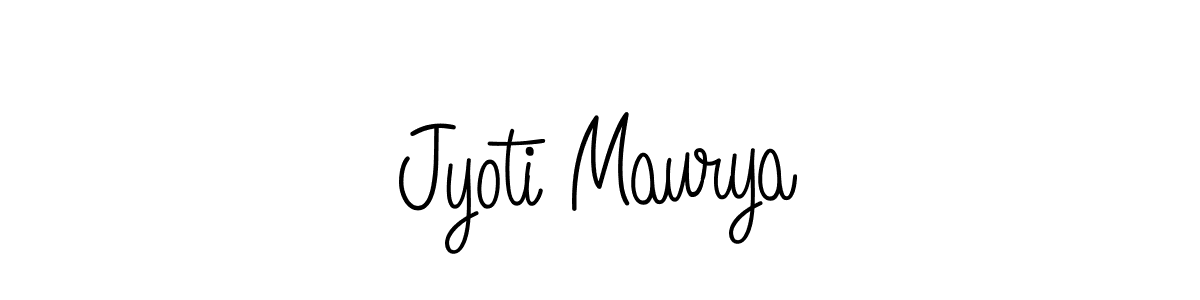 Also we have Jyoti Maurya name is the best signature style. Create professional handwritten signature collection using Angelique-Rose-font-FFP autograph style. Jyoti Maurya signature style 5 images and pictures png