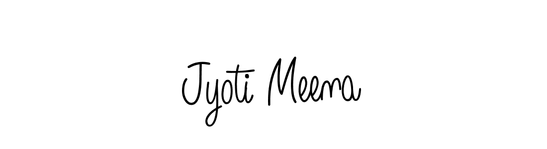 if you are searching for the best signature style for your name Jyoti Meena. so please give up your signature search. here we have designed multiple signature styles  using Angelique-Rose-font-FFP. Jyoti Meena signature style 5 images and pictures png