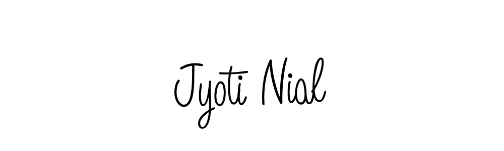 Here are the top 10 professional signature styles for the name Jyoti Nial. These are the best autograph styles you can use for your name. Jyoti Nial signature style 5 images and pictures png