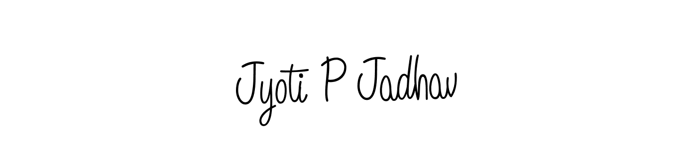 Angelique-Rose-font-FFP is a professional signature style that is perfect for those who want to add a touch of class to their signature. It is also a great choice for those who want to make their signature more unique. Get Jyoti P Jadhav name to fancy signature for free. Jyoti P Jadhav signature style 5 images and pictures png