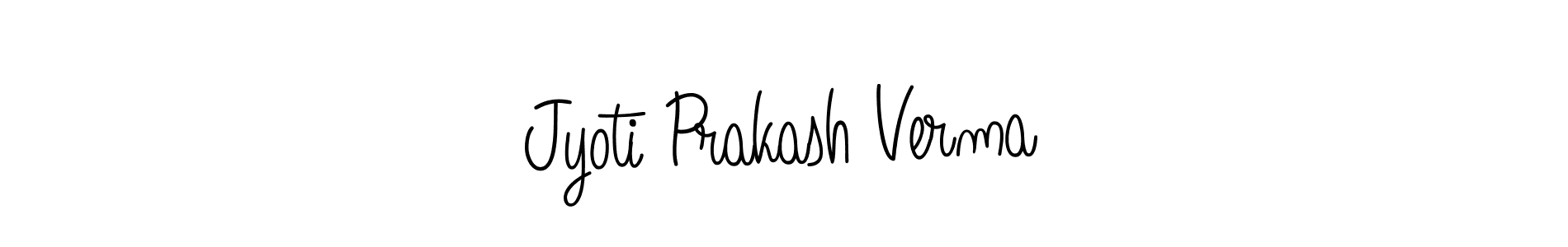 Jyoti Prakash Verma stylish signature style. Best Handwritten Sign (Angelique-Rose-font-FFP) for my name. Handwritten Signature Collection Ideas for my name Jyoti Prakash Verma. Jyoti Prakash Verma signature style 5 images and pictures png