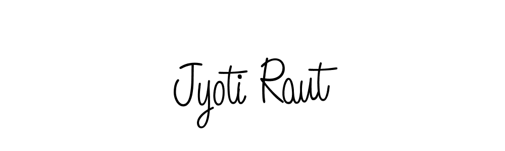 Design your own signature with our free online signature maker. With this signature software, you can create a handwritten (Angelique-Rose-font-FFP) signature for name Jyoti Raut. Jyoti Raut signature style 5 images and pictures png