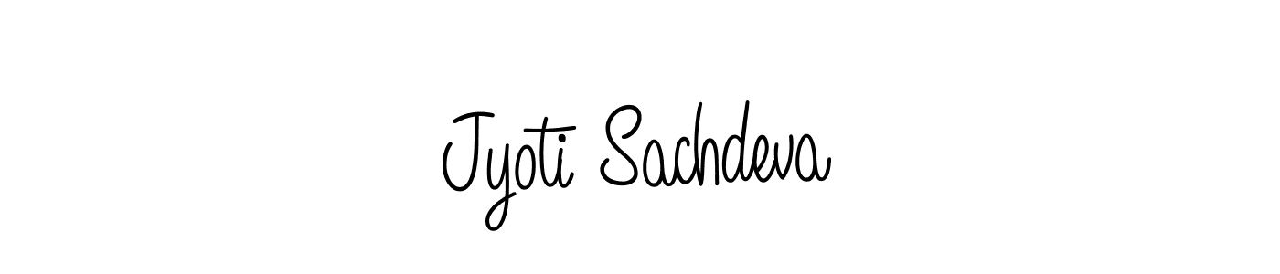 How to Draw Jyoti Sachdeva signature style? Angelique-Rose-font-FFP is a latest design signature styles for name Jyoti Sachdeva. Jyoti Sachdeva signature style 5 images and pictures png