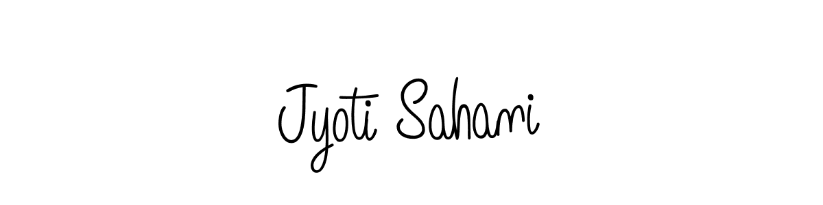 You can use this online signature creator to create a handwritten signature for the name Jyoti Sahani. This is the best online autograph maker. Jyoti Sahani signature style 5 images and pictures png