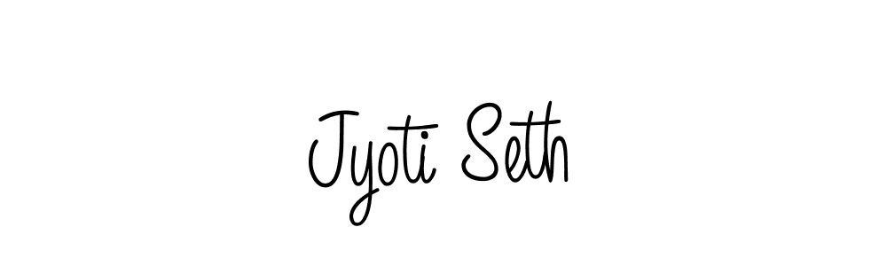 Make a beautiful signature design for name Jyoti Seth. Use this online signature maker to create a handwritten signature for free. Jyoti Seth signature style 5 images and pictures png
