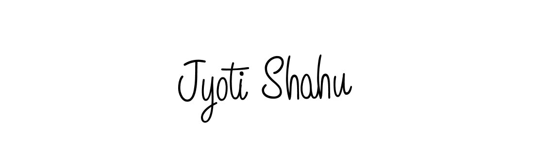 Design your own signature with our free online signature maker. With this signature software, you can create a handwritten (Angelique-Rose-font-FFP) signature for name Jyoti Shahu. Jyoti Shahu signature style 5 images and pictures png