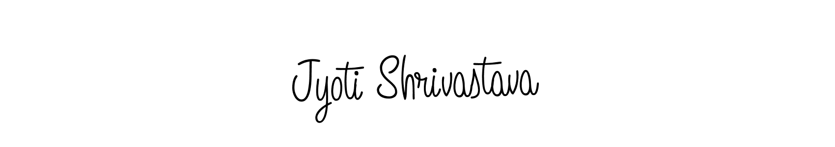 Use a signature maker to create a handwritten signature online. With this signature software, you can design (Angelique-Rose-font-FFP) your own signature for name Jyoti Shrivastava. Jyoti Shrivastava signature style 5 images and pictures png