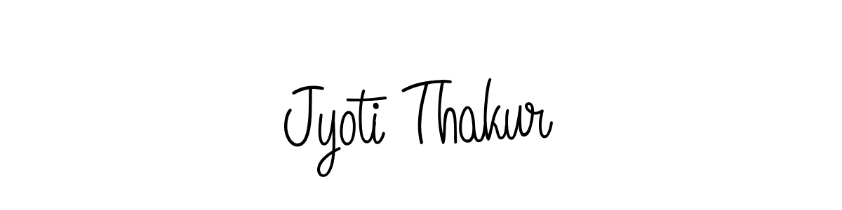 Make a beautiful signature design for name Jyoti Thakur. With this signature (Angelique-Rose-font-FFP) style, you can create a handwritten signature for free. Jyoti Thakur signature style 5 images and pictures png