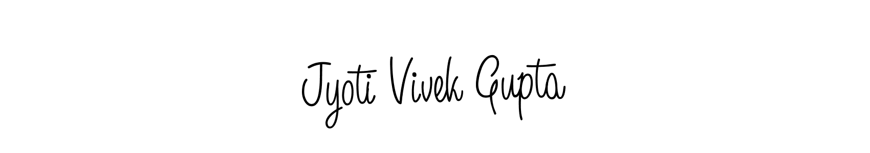 You can use this online signature creator to create a handwritten signature for the name Jyoti Vivek Gupta. This is the best online autograph maker. Jyoti Vivek Gupta signature style 5 images and pictures png