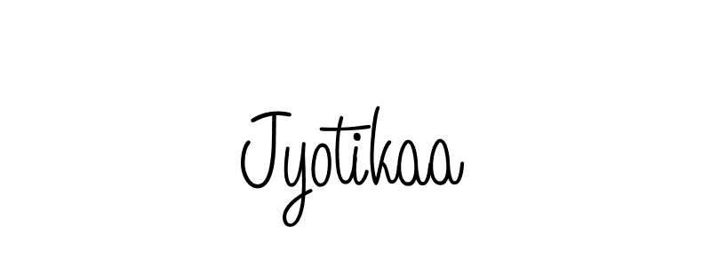 How to make Jyotikaa signature? Angelique-Rose-font-FFP is a professional autograph style. Create handwritten signature for Jyotikaa name. Jyotikaa signature style 5 images and pictures png