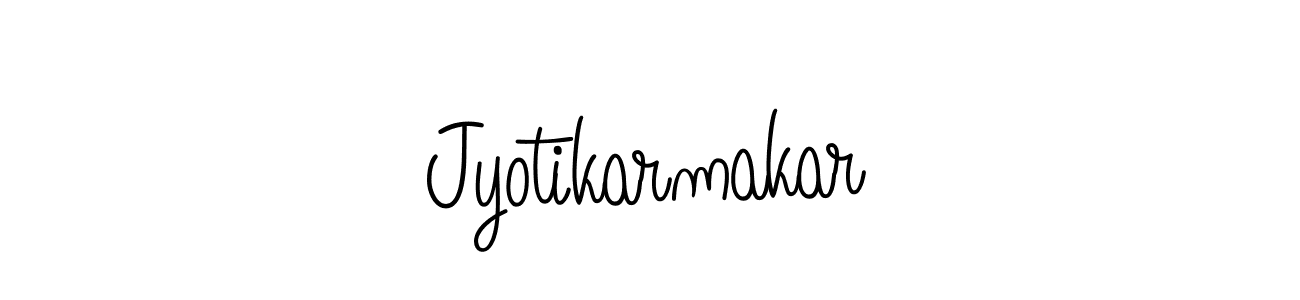 Design your own signature with our free online signature maker. With this signature software, you can create a handwritten (Angelique-Rose-font-FFP) signature for name Jyotikarmakar. Jyotikarmakar signature style 5 images and pictures png