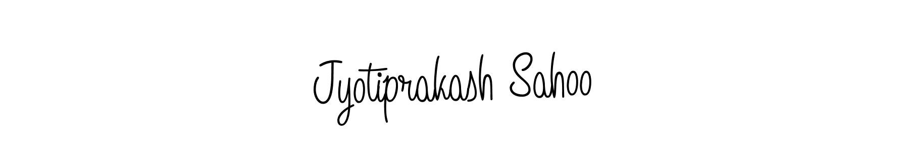 How to make Jyotiprakash Sahoo name signature. Use Angelique-Rose-font-FFP style for creating short signs online. This is the latest handwritten sign. Jyotiprakash Sahoo signature style 5 images and pictures png