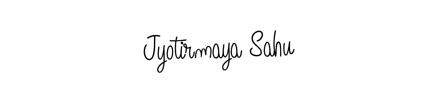 Jyotirmaya Sahu stylish signature style. Best Handwritten Sign (Angelique-Rose-font-FFP) for my name. Handwritten Signature Collection Ideas for my name Jyotirmaya Sahu. Jyotirmaya Sahu signature style 5 images and pictures png