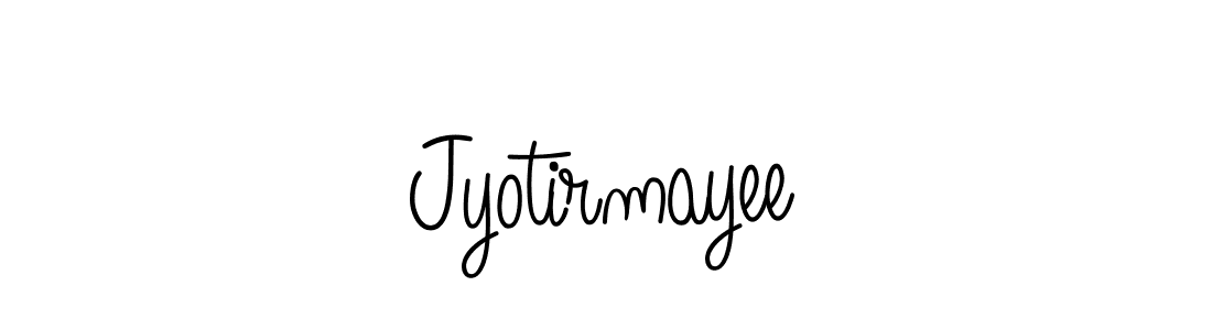 Jyotirmayee stylish signature style. Best Handwritten Sign (Angelique-Rose-font-FFP) for my name. Handwritten Signature Collection Ideas for my name Jyotirmayee. Jyotirmayee signature style 5 images and pictures png