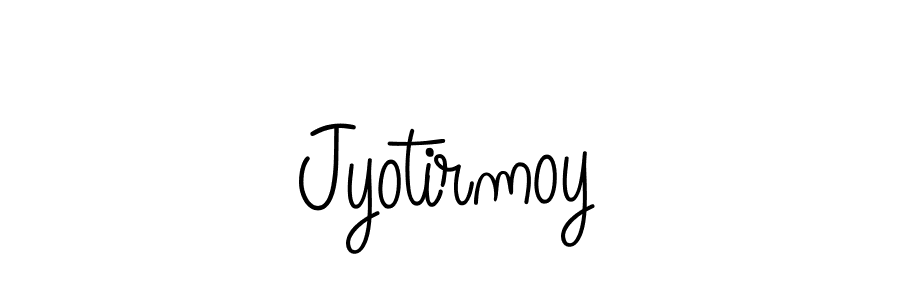 Use a signature maker to create a handwritten signature online. With this signature software, you can design (Angelique-Rose-font-FFP) your own signature for name Jyotirmoy. Jyotirmoy signature style 5 images and pictures png