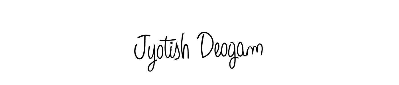 How to make Jyotish Deogam signature? Angelique-Rose-font-FFP is a professional autograph style. Create handwritten signature for Jyotish Deogam name. Jyotish Deogam signature style 5 images and pictures png