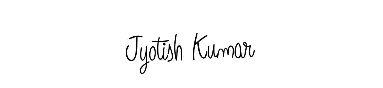 Design your own signature with our free online signature maker. With this signature software, you can create a handwritten (Angelique-Rose-font-FFP) signature for name Jyotish Kumar. Jyotish Kumar signature style 5 images and pictures png