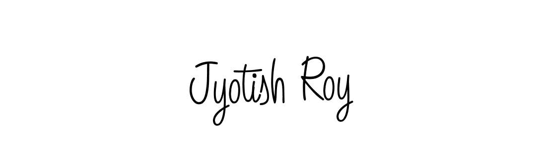 Use a signature maker to create a handwritten signature online. With this signature software, you can design (Angelique-Rose-font-FFP) your own signature for name Jyotish Roy. Jyotish Roy signature style 5 images and pictures png
