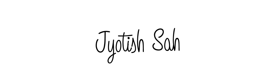 Jyotish Sah stylish signature style. Best Handwritten Sign (Angelique-Rose-font-FFP) for my name. Handwritten Signature Collection Ideas for my name Jyotish Sah. Jyotish Sah signature style 5 images and pictures png
