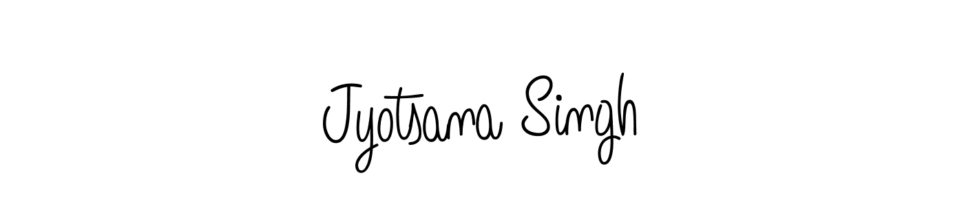 The best way (Angelique-Rose-font-FFP) to make a short signature is to pick only two or three words in your name. The name Jyotsana Singh include a total of six letters. For converting this name. Jyotsana Singh signature style 5 images and pictures png