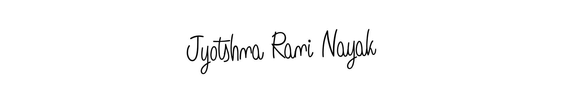 Design your own signature with our free online signature maker. With this signature software, you can create a handwritten (Angelique-Rose-font-FFP) signature for name Jyotshna Rani Nayak. Jyotshna Rani Nayak signature style 5 images and pictures png