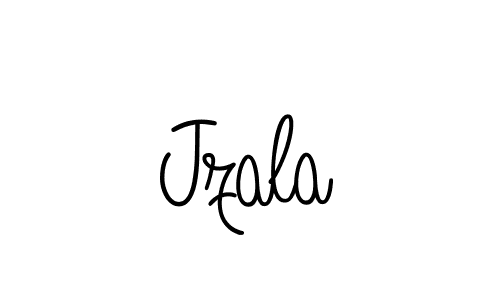 Make a beautiful signature design for name Jzala. With this signature (Angelique-Rose-font-FFP) style, you can create a handwritten signature for free. Jzala signature style 5 images and pictures png