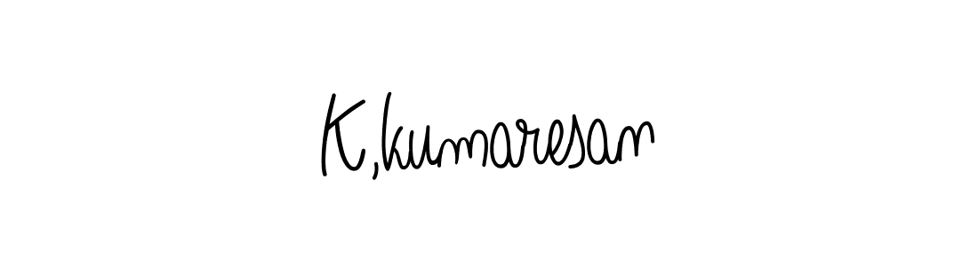 Angelique-Rose-font-FFP is a professional signature style that is perfect for those who want to add a touch of class to their signature. It is also a great choice for those who want to make their signature more unique. Get K,kumaresan name to fancy signature for free. K,kumaresan signature style 5 images and pictures png