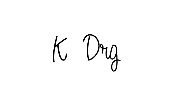 It looks lik you need a new signature style for name K  Drg. Design unique handwritten (Angelique-Rose-font-FFP) signature with our free signature maker in just a few clicks. K  Drg signature style 5 images and pictures png
