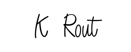 Best and Professional Signature Style for K  Rout. Angelique-Rose-font-FFP Best Signature Style Collection. K  Rout signature style 5 images and pictures png
