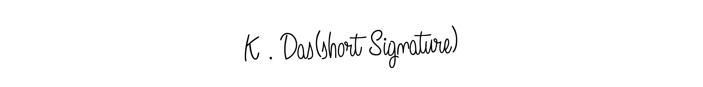 How to make K . Das(short Signature) signature? Angelique-Rose-font-FFP is a professional autograph style. Create handwritten signature for K . Das(short Signature) name. K . Das(short Signature) signature style 5 images and pictures png