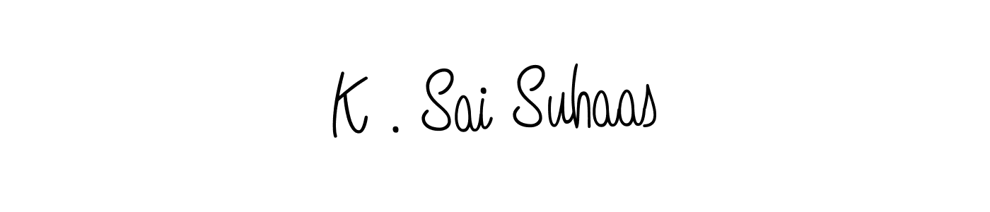 Also You can easily find your signature by using the search form. We will create K . Sai Suhaas name handwritten signature images for you free of cost using Angelique-Rose-font-FFP sign style. K . Sai Suhaas signature style 5 images and pictures png