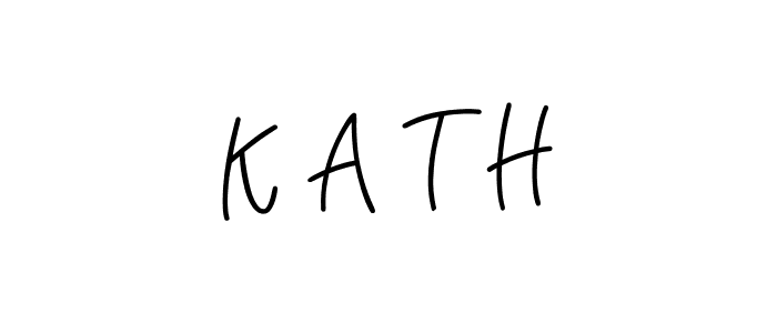 How to make K A T H signature? Angelique-Rose-font-FFP is a professional autograph style. Create handwritten signature for K A T H name. K A T H signature style 5 images and pictures png