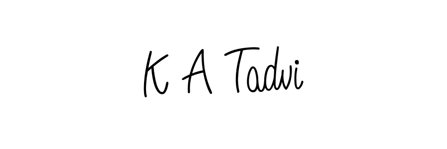 Best and Professional Signature Style for K A Tadvi. Angelique-Rose-font-FFP Best Signature Style Collection. K A Tadvi signature style 5 images and pictures png