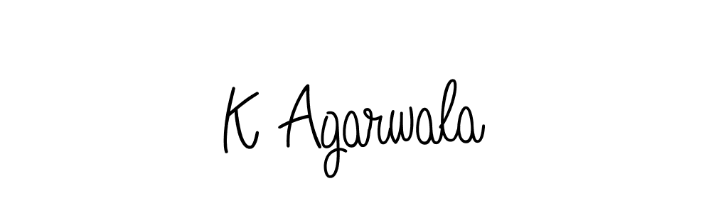 Use a signature maker to create a handwritten signature online. With this signature software, you can design (Angelique-Rose-font-FFP) your own signature for name K Agarwala. K Agarwala signature style 5 images and pictures png