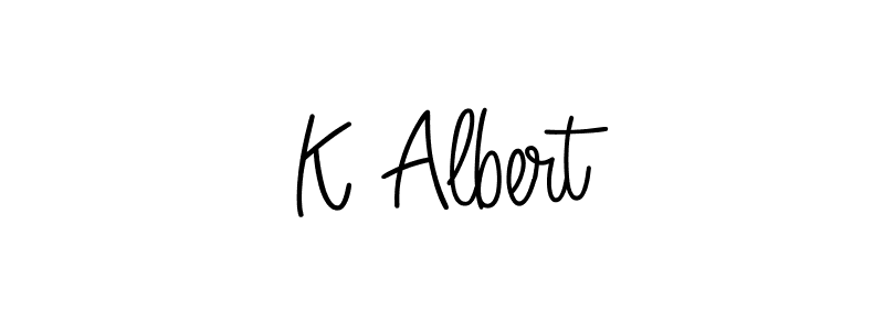 Also we have K Albert name is the best signature style. Create professional handwritten signature collection using Angelique-Rose-font-FFP autograph style. K Albert signature style 5 images and pictures png