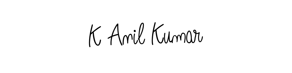 How to make K Anil Kumar signature? Angelique-Rose-font-FFP is a professional autograph style. Create handwritten signature for K Anil Kumar name. K Anil Kumar signature style 5 images and pictures png