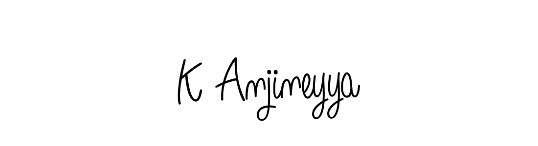 Also You can easily find your signature by using the search form. We will create K Anjineyya name handwritten signature images for you free of cost using Angelique-Rose-font-FFP sign style. K Anjineyya signature style 5 images and pictures png