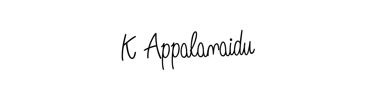 Once you've used our free online signature maker to create your best signature Angelique-Rose-font-FFP style, it's time to enjoy all of the benefits that K Appalanaidu name signing documents. K Appalanaidu signature style 5 images and pictures png