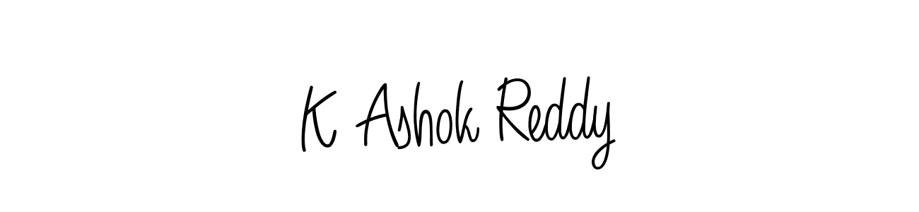 Angelique-Rose-font-FFP is a professional signature style that is perfect for those who want to add a touch of class to their signature. It is also a great choice for those who want to make their signature more unique. Get K Ashok Reddy name to fancy signature for free. K Ashok Reddy signature style 5 images and pictures png