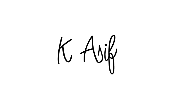 How to make K Asif signature? Angelique-Rose-font-FFP is a professional autograph style. Create handwritten signature for K Asif name. K Asif signature style 5 images and pictures png