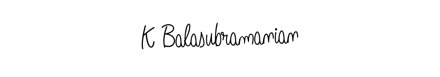 Make a short K Balasubramanian signature style. Manage your documents anywhere anytime using Angelique-Rose-font-FFP. Create and add eSignatures, submit forms, share and send files easily. K Balasubramanian signature style 5 images and pictures png